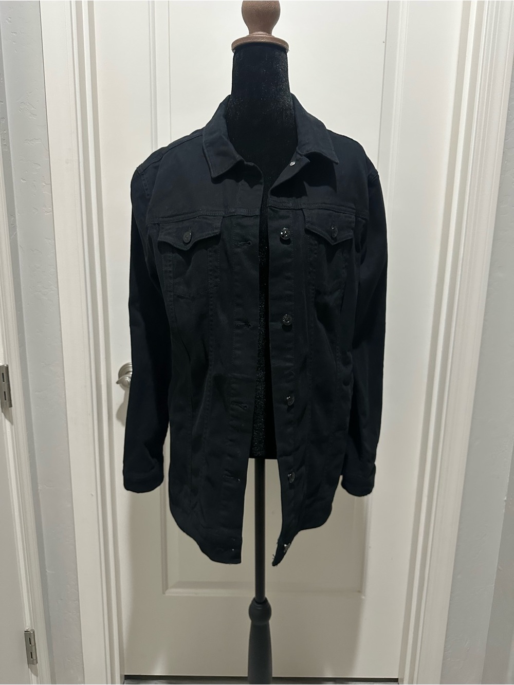 LuLaRoe Black Denim Jean Jacket